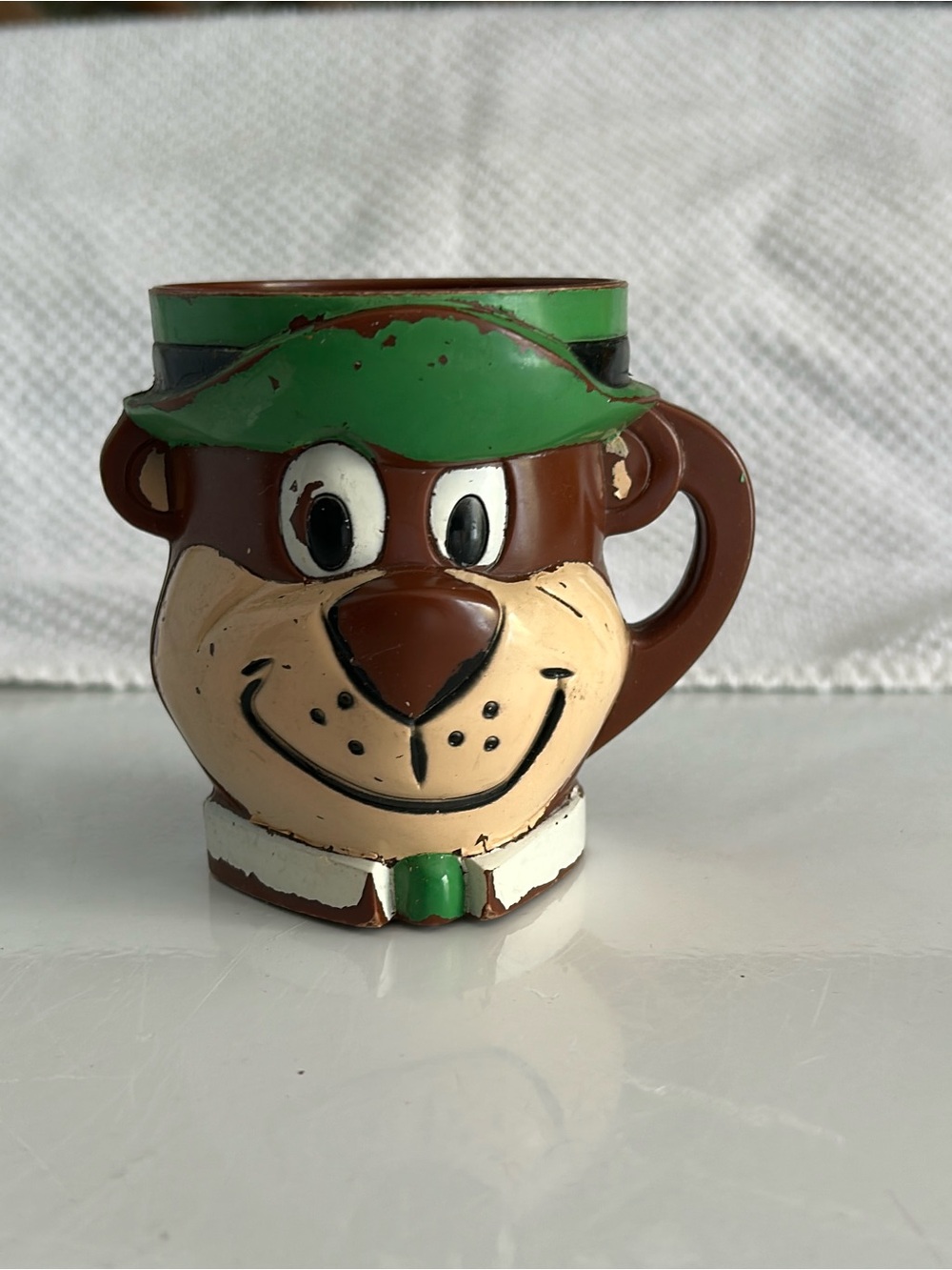 Green and Brown Bear Character Ceramic Mug